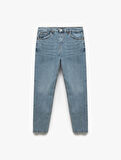 Normal Bel Pamuklu Tapered Fit Jean Pantolon - Joe Jean