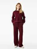 Üç İplik Şardonlu Uzun Kollu Bisiklet Yaka Basic Sweatshirt