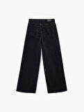 Düşük Bel Rahat Kalıp Geniş Paça Jean Pantolon - Loose Straight Fit Jean