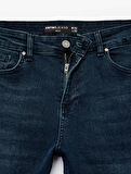 Normal Bel Pamuklu Slim Fit Jean Pantolon - Brad Jean