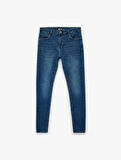 Normal Bel Pamuklu Skinny Fit Jean Pantolon - Michael Jean