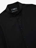 Slim Fit Uzun Kollu Düğmeli Klasik Yaka Gömlek