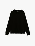 Kanguru Cepli Lastik Detaylı Uzun Kollu Kapüşonlu Sweatshirt