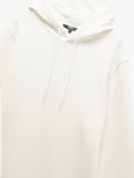 Şardonlu Uzun Kollu Basic Kapşonlu Sweatshirt
