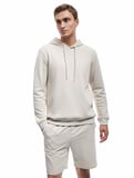 Şardonlu Uzun Kollu Basic Kapşonlu Sweatshirt