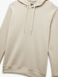 Şardonlu Uzun Kollu Basic Kapşonlu Sweatshirt