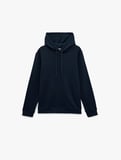 Şardonlu Uzun Kollu Basic Kapşonlu Sweatshirt