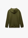 Şardonlu Uzun Kollu Basic Kapşonlu Sweatshirt