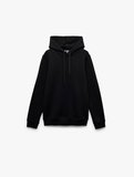 Şardonlu Uzun Kollu Basic Kapşonlu Sweatshirt