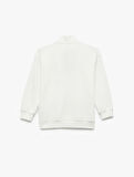 Dik Yaka Uzun Kollu Fermuarlı Sweatshirt
