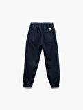 Pamuklu Beli Bağcıklı Basic Jogger Pantolon