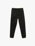 Beli Lastikli Cepli Basic Jogger Eşofman Altı