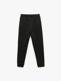 Beli Lastikli Cepli Basic Jogger Eşofman Altı