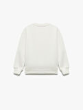 Uzun Kollu Bisiklet Yaka Şardonlu Fiyonk Baskılı Sweatshirt