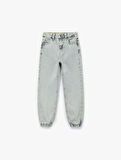 Pamuklu Cepli Jooger Denim Pantolon