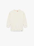 Bisiklet Yaka Uzun Kollu Basic Kadife Sweatshirt