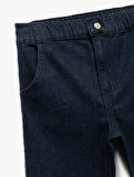 Pamuklu Relax Fit Denim Pantolon