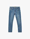 Pamuklu Normal Bel Slim Fit Jean Pantolon - Brad Jean