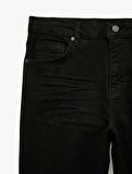 Normal Bel Cepli Pamuklu Skinny Fit Jean Pantolon - Michael Jean