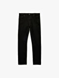 Normal Bel Cepli Pamuklu Skinny Fit Jean Pantolon - Michael Jean