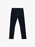 Cepli Straight Fit Düz Paça Jean Pantolon - Straight Fit Mark Jeans