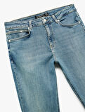 Pamuklu Normal Bel Super Skinny Fit Jean Pantolon - Justin Jean