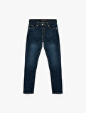 Pamuklu Normal Bel Slim Fit Jean Pantolon - Brad Jean