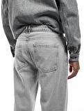 Pamuklu Normal Bel Vintage Straight Fit Jean Pantolon