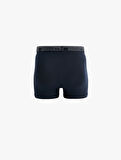 Baskılı Lastikli Basic Pamuklu 3'lü Boxer Seti