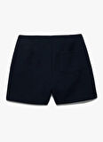 Koton x Sima Tarkan Lacivert Kadın Regular Fit Şort 5SAK40353PW