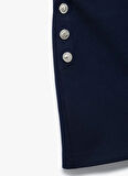 Koton x Sima Tarkan Lacivert Kadın Regular Fit Etek 5SAK40416PW