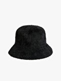 Peluş Bucket Şapka