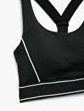 Slim Fit Kolsuz U Yaka Sporcu Sütyeni