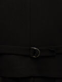 Krep Scuba Kumaş Astarlı Slim Fit V Yaka Kolsuz Düğmeli Yelek