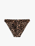Leopar Desenli Bikini Altı