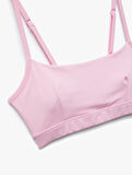 Askılı Arkası Pencere Detaylı Slim Fit Crop Sporcu Sütyeni