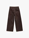 Cep detaylı Pamuklu Denim Pantolon