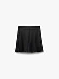 Pileli Basic Mini Etek