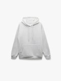 Üç İplik Şardonlu Kanguru Cepli Basic Kapüşonlu Sweatshirt
