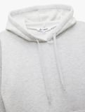 Üç İplik Şardonlu Kanguru Cepli Basic Kapüşonlu Sweatshirt