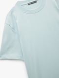 Basic Tişört Regular Fit Kısa Kollu Bisiklet Yaka Pamuklu