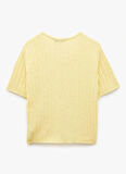 Koton Bisiklet Yaka Sarı Kadın Bluz 5SAK90139HT