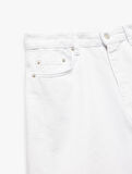 Normal Bel Pamuklu Bermuda Oversize Jean Şort