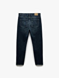 Pamuklu Normal Bel Tapered Fit Jean Pantolon