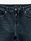 Pamuklu Normal Bel Tapered Fit Jean Pantolon