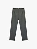 Slim Fit Fleto Cepli Cigarette Kumaş Pantolon