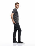 Normal Paça Pamuklu Cep Detaylı Slim Fit Jean Pantolon - Brad Jean
