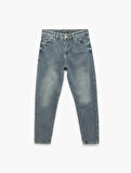 Normal Bel Pamuklu Tapered Fit Jean Pantolon - Joe Jean