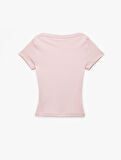 Pamuklu Slim Fit Kısa Kollu Bisiklet Yaka Basic Tişört