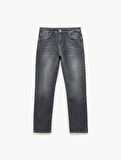 Normal Bel Pamuklu Straight Fit Jean Pantolon - Mark Jean